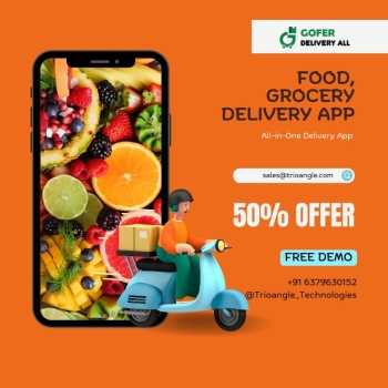 All-in-One Delivery App – Food, Grocery & Courier in a Single Platform!